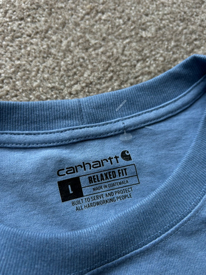 Carhartt TK6089 Heavyweight Relaxed fit Graphic T Blue