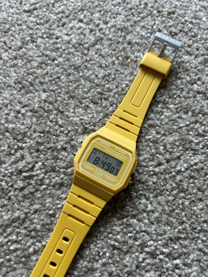Casio Digital F-91WC-9A Yellow