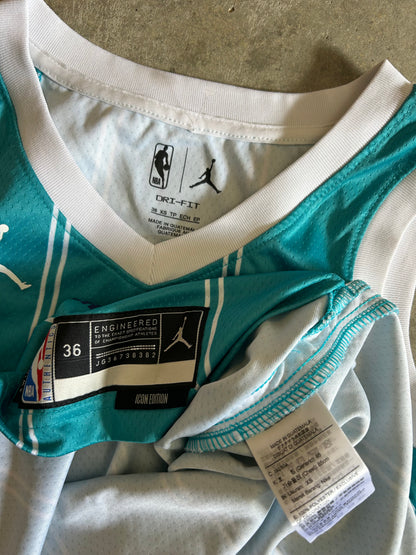 Jordan Brand Charlotte Hornets LaMelo Ball #1 Icon Swingman Jersey in teal XS