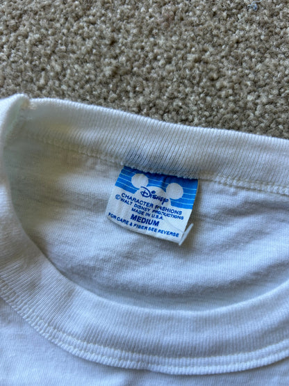 vintage 1985 Disneyland 30th Anniversary Mickey Mouse t-shirt White Small