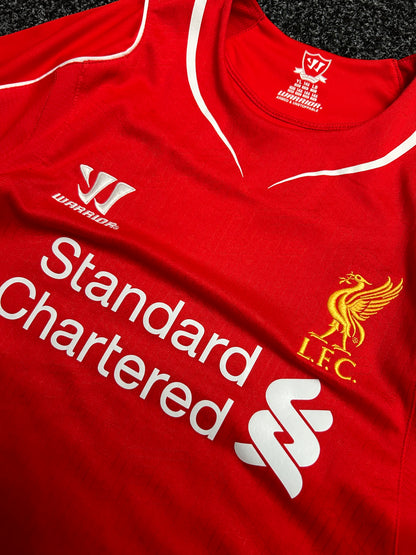 Liverpool Home Football Shirt 2014/15 Small Warrior Red