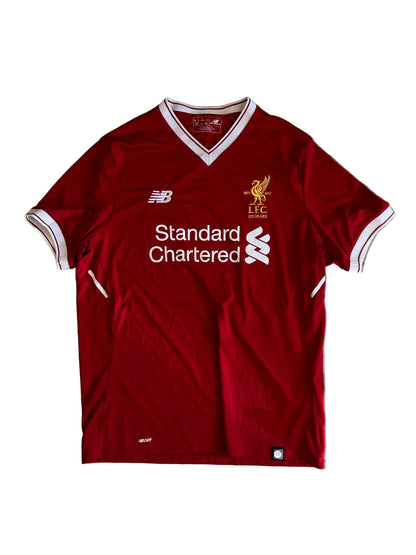 New Balance Liverpool FC 2017-2018 home shirt features a unique 125-year anniversary crest in gold Medium