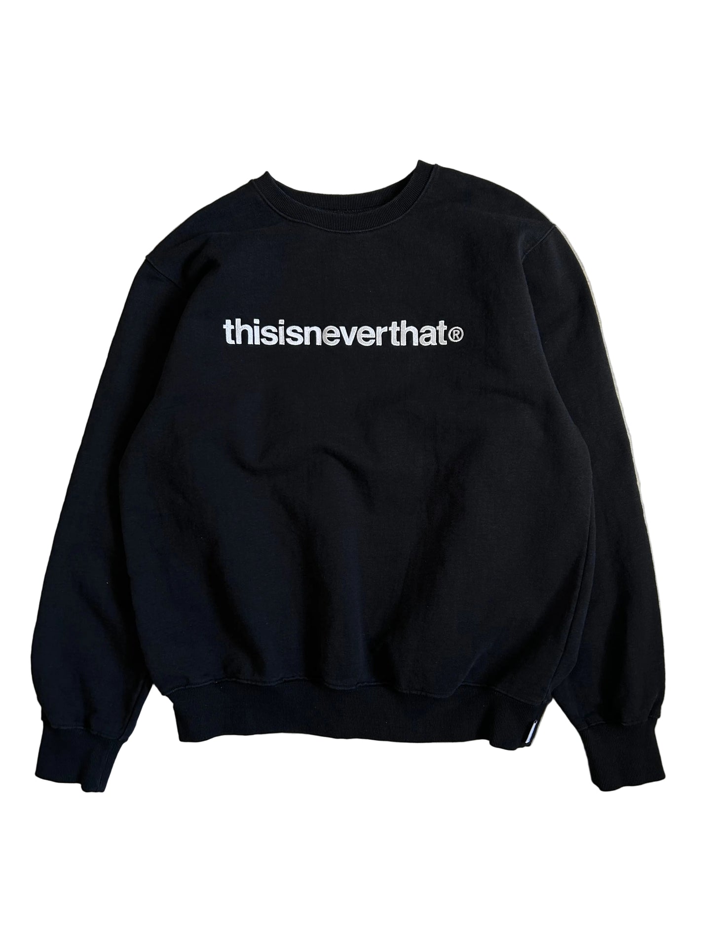 thisisneverthat T-Logo Crewneck in black XL Black Embroid