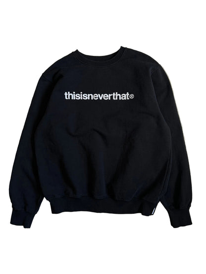 thisisneverthat T-Logo Crewneck in black XL Black Embroid