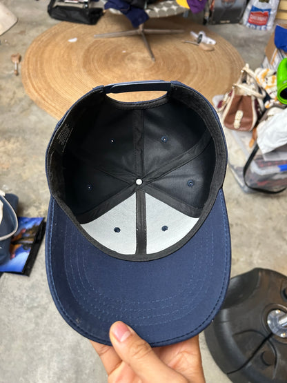 dark navy Harley-Davidson baseball cap features a prominent embroidered bar and shield logo on the front OSFa