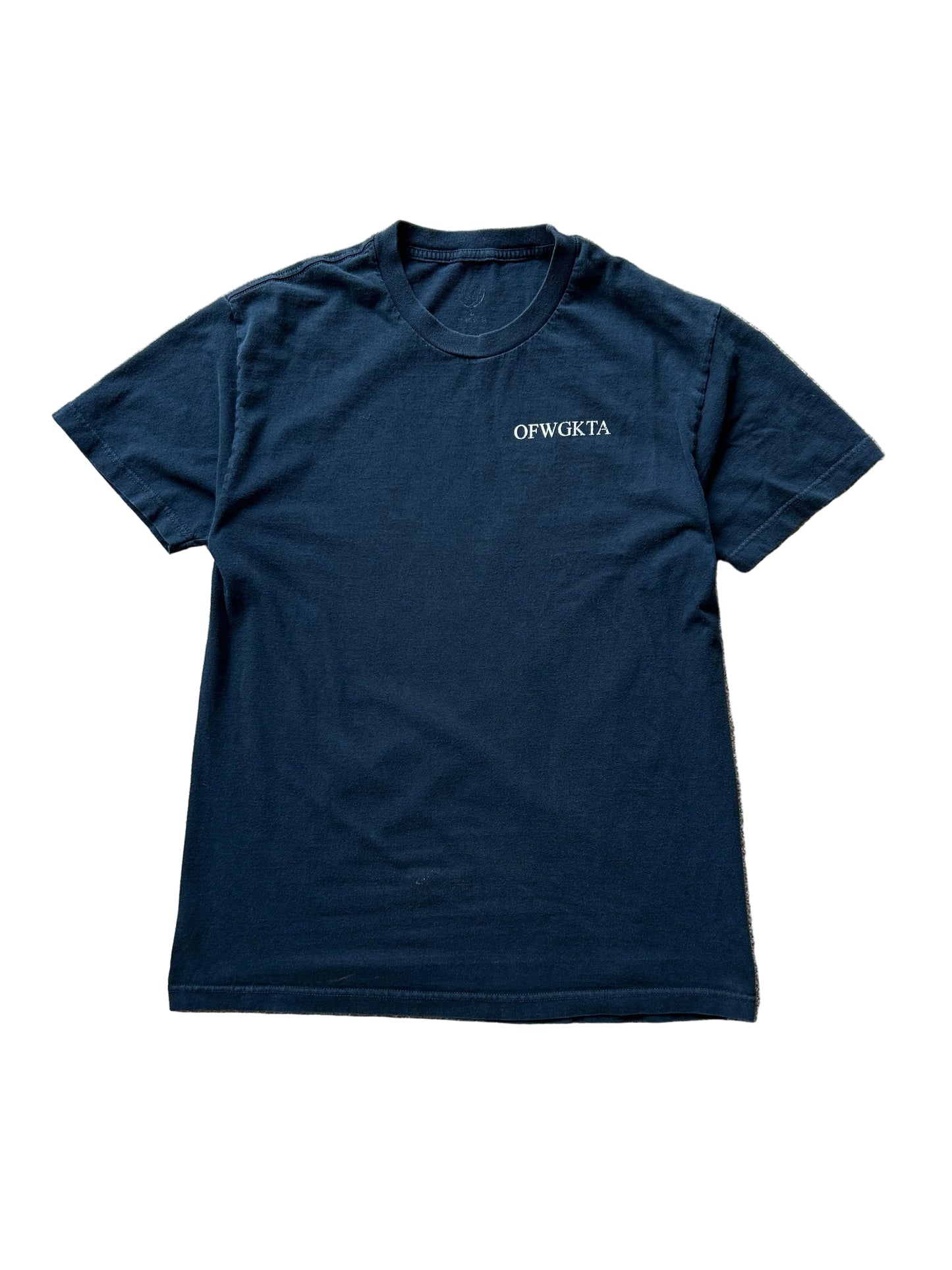 Odd Future (OFWGKTA) "Los Angeles" graphic t-shirt featuring the hip-hop collective's logo Navy Blue Large