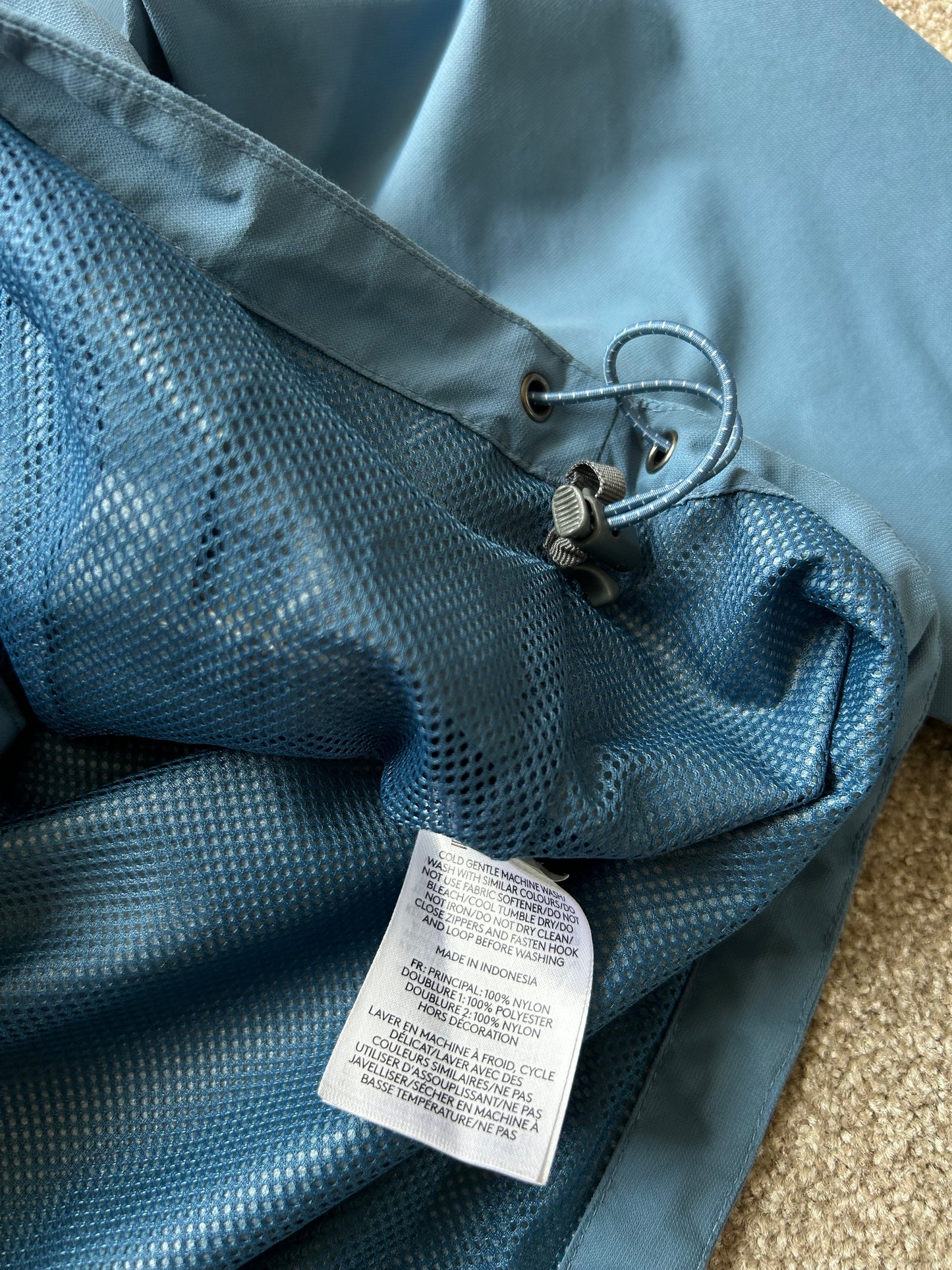 Kathmandu Blue Small Windbreaker Jacket NGX2