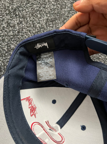 STUSSY
BIG LEAGUE POINT CROWN CAP LIGHT NAVY