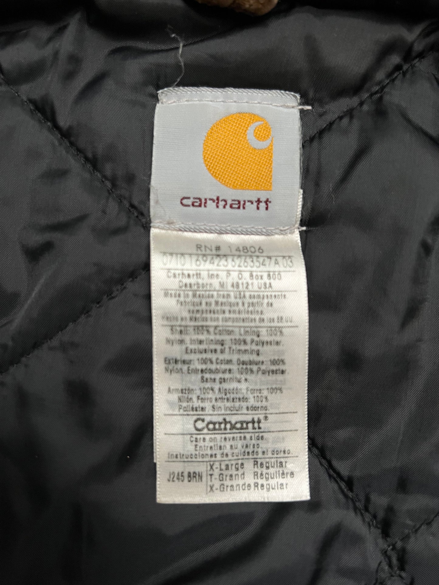 Carhartt J245 Brown
