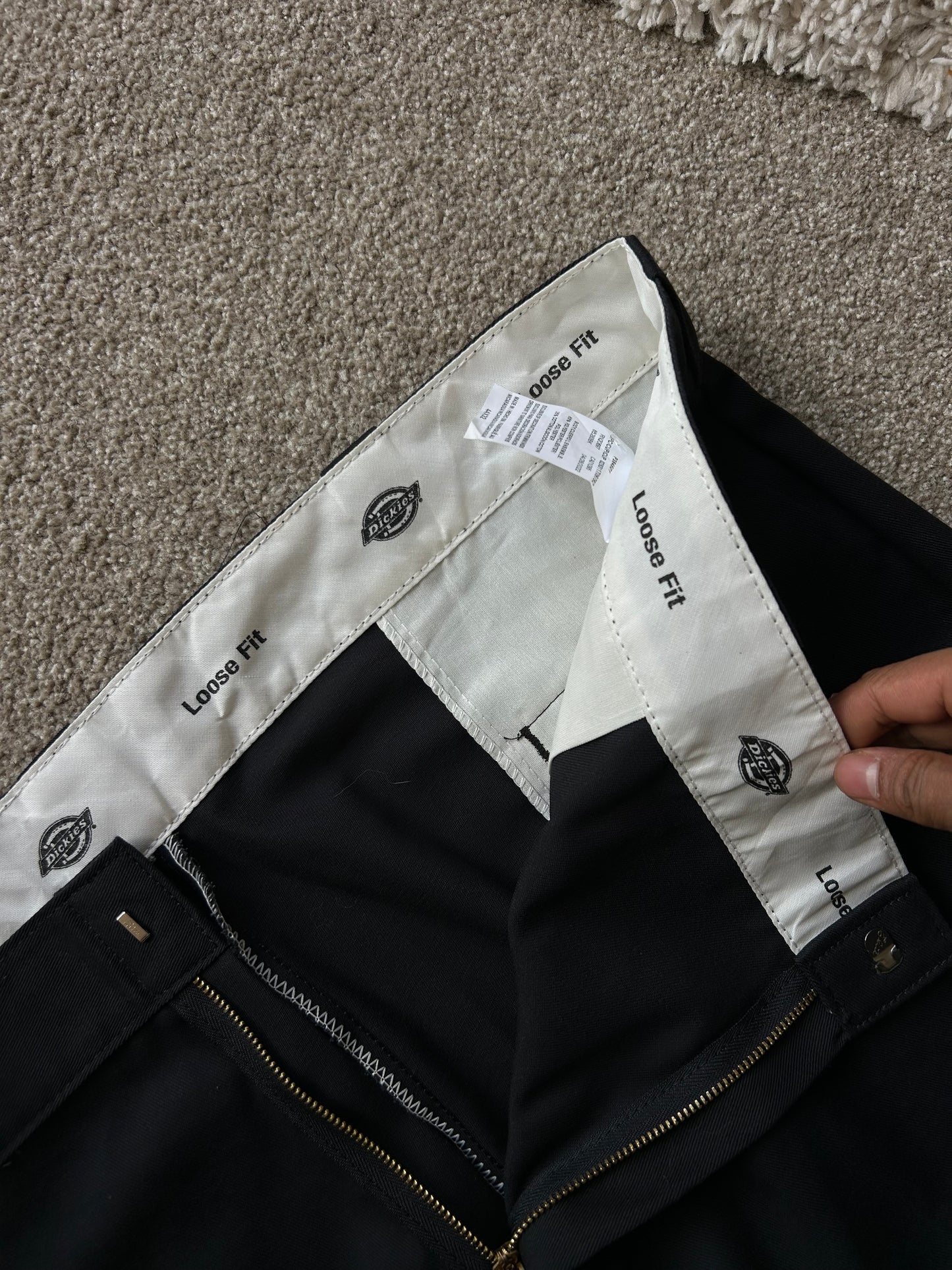 Dickies Loose Fit Pants Black size 44