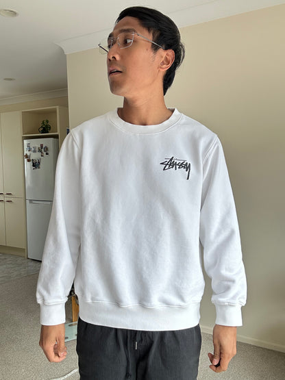 white Stüssy Venus Stussy Crewneck sweatshirt Mediun