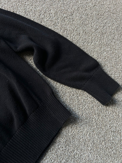 TOMMY HILFIGER 
HALF-ZIP MOCK TURTLENECK JUMPER Black Medium