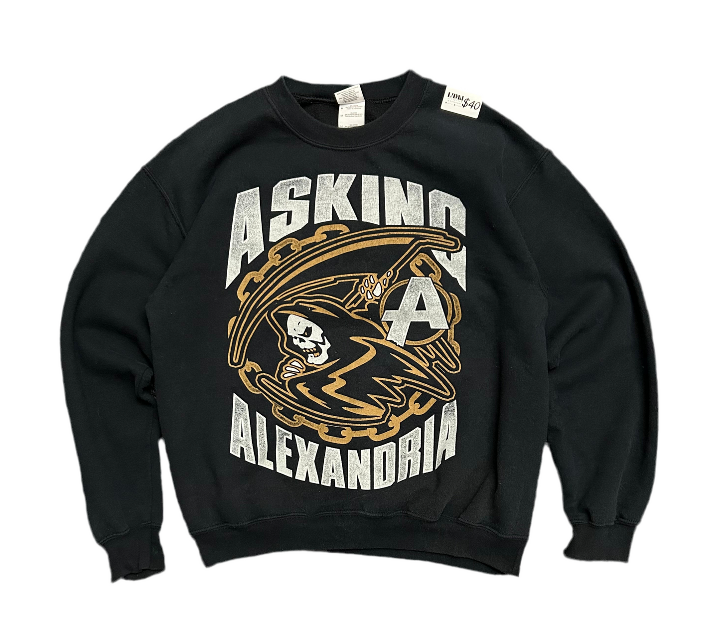 Asking Alexandria Grim Reaper Hoodie Medium