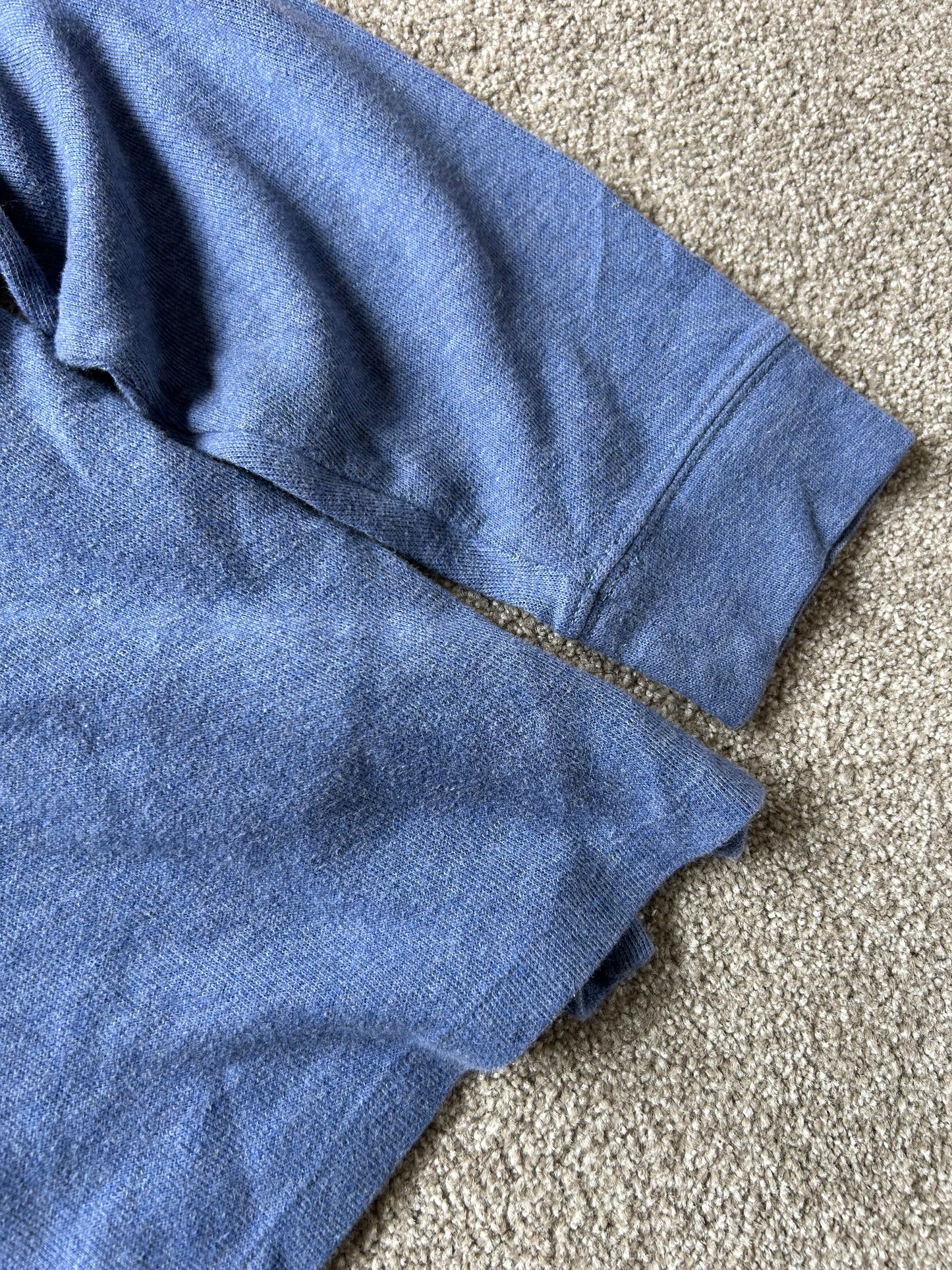 Ralph Lauren quarter zip long sleeve Blue Polo