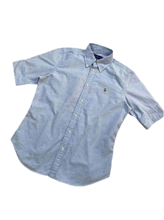 RL Polo Ralph Lauren Blue Medium Slimfit Oxford