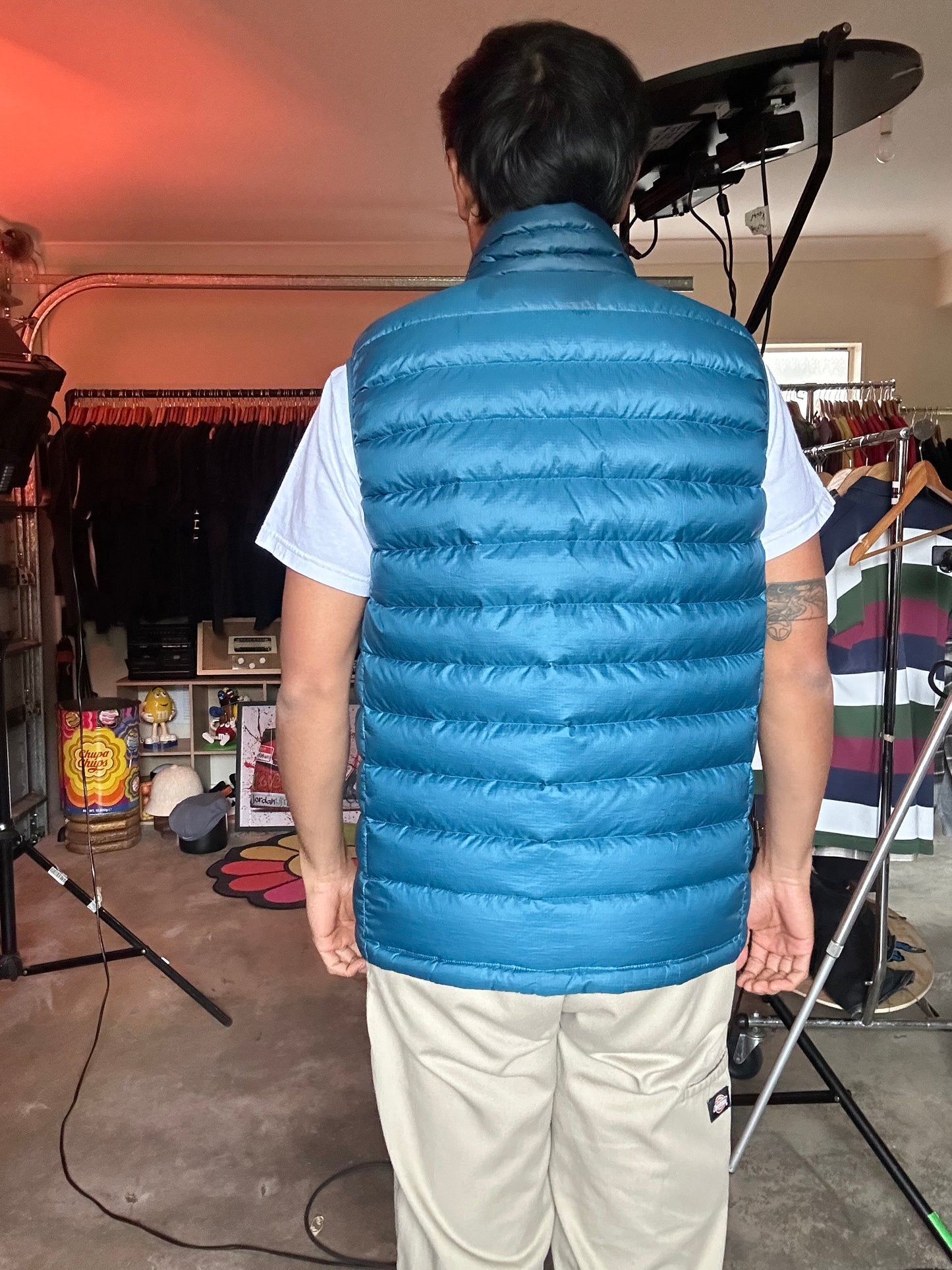 Patagonia Men's Down Sweater Vest Blue Mens Medium Fall 2016