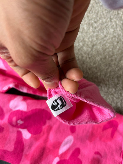 Bape Camo Shark Sweater Pink Sample! Made in Japan Large