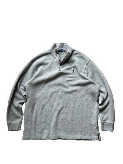 Ralph Lauren RL Quarter Zip Grey size 2XL
