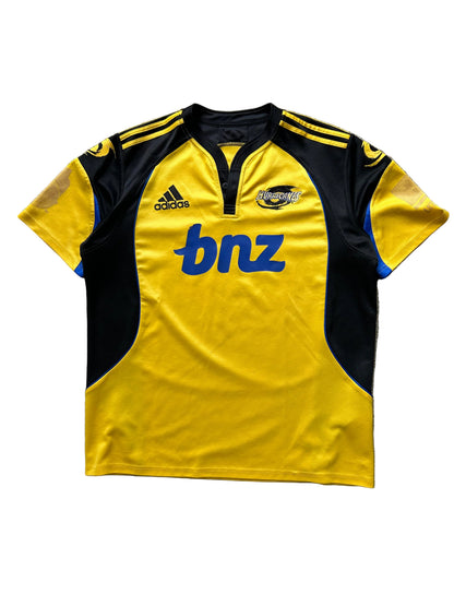 Adidas Hurricanes Super Rugby Jersey from the 2010/2011 season XL Yellow