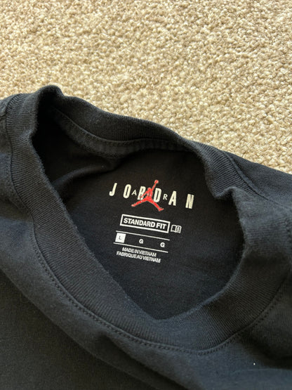 Jordan AJ4 Men's Graphic T-Shirt in black Large