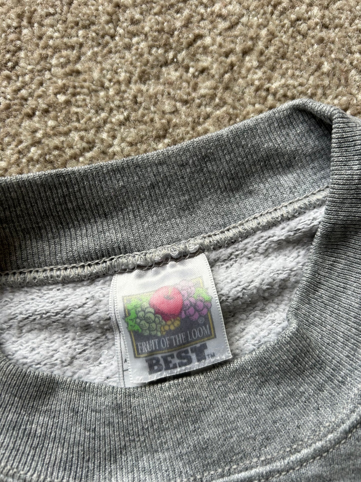 Vintage New York City Sweater FOTL Best Grey Medium