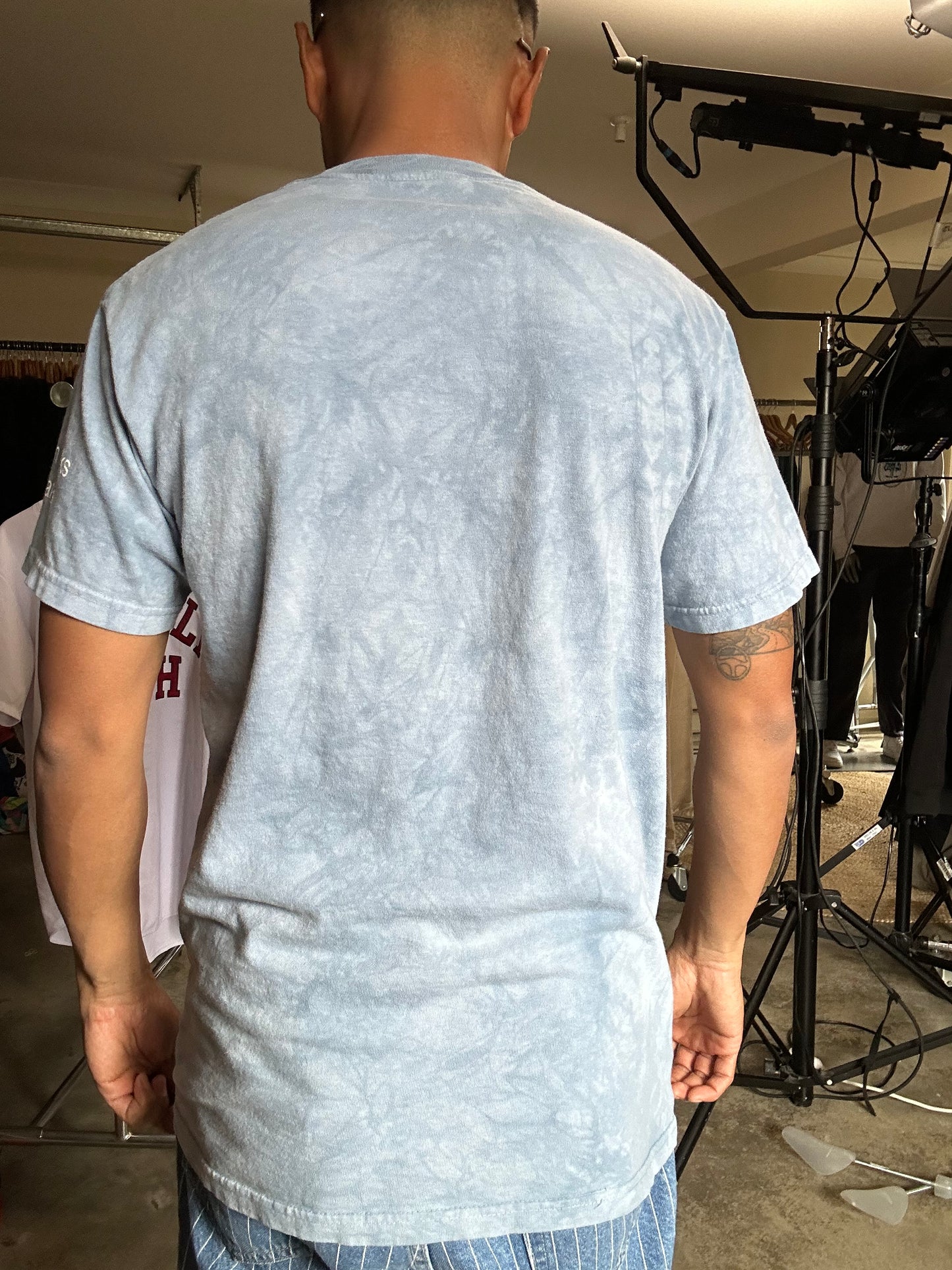 "Grumpy Cat" graphic t-shirt produced by the brand The Mountain Small Blue