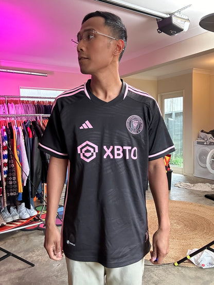 Adidas Inter Miami CF 2023/24 authentic away jersey XL Black