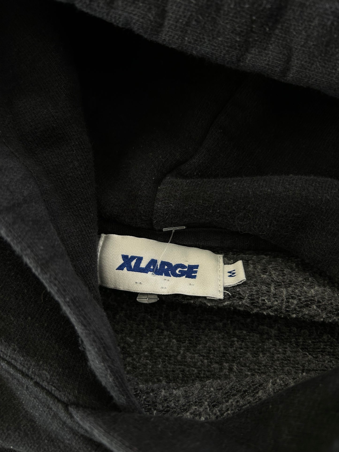 XLarge Text Sweat Black Hoodie, a streetwear staple made from 475GSM heavyweight cotton Medium
