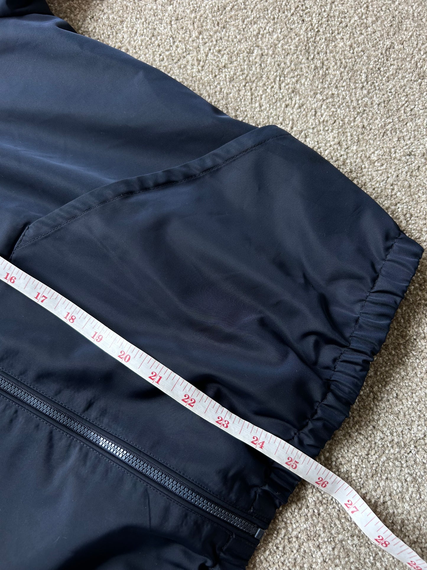 Tommy Hilfiger Windbreaker Hoodie Jacket Small Navy Blue