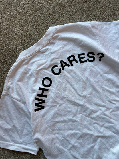 Who Cares? Rex Orange County Merch Tee Small White
