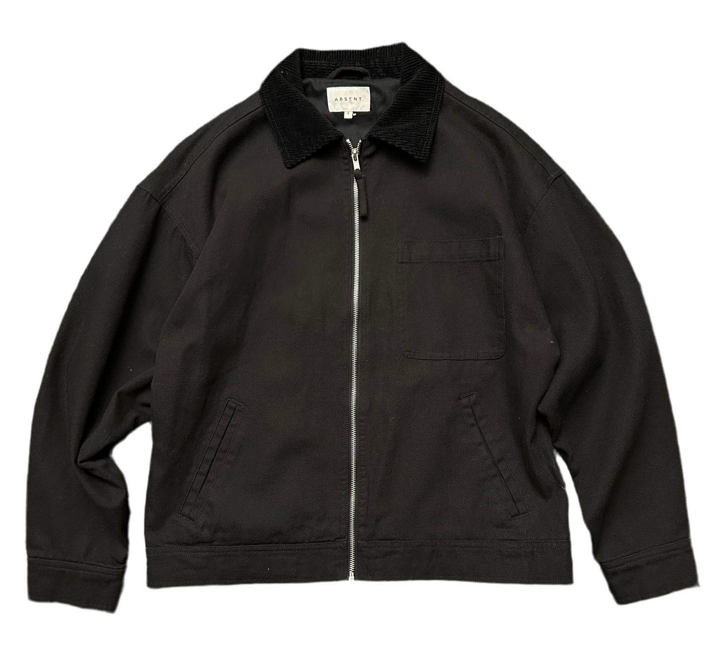 Absent Black Canvas Jacket ( Detroit Vibes)