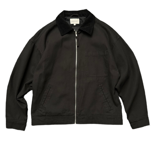 Absent Black Canvas Jacket ( Detroit Vibes)