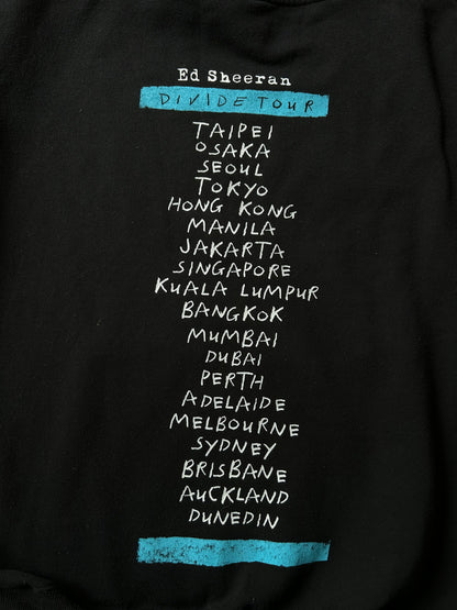 Ed Sheeran "Divide" World Tour (2017-2019) black hoodie Medium