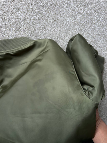 Gap Olive Bomber Jacket size Extra Small