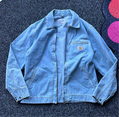 OG Detroit Jacket (Spring) - Denim Blue (burst washed)
'Camano' Denim