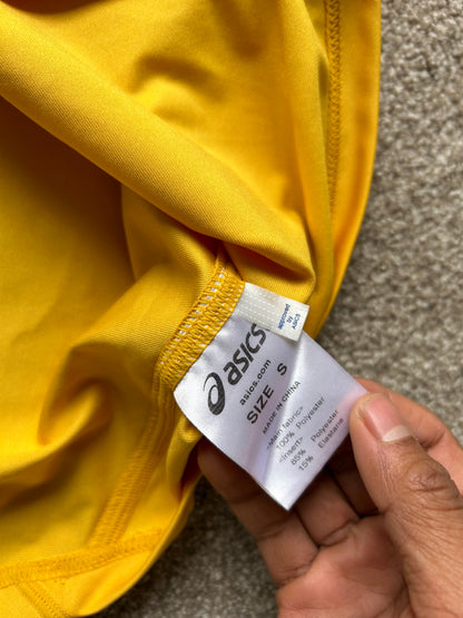 official Asics Australia Wallabies Rugby Union shirt from the 2016/17 season Yellow Small
