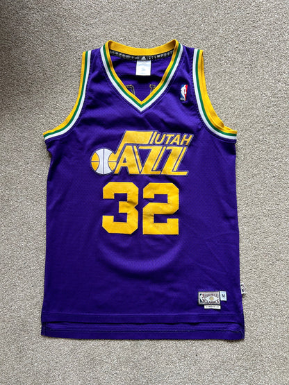 Karl MALONE, Utah Jazz, Adidas HWC, NBA Basketball Jersey, Medium