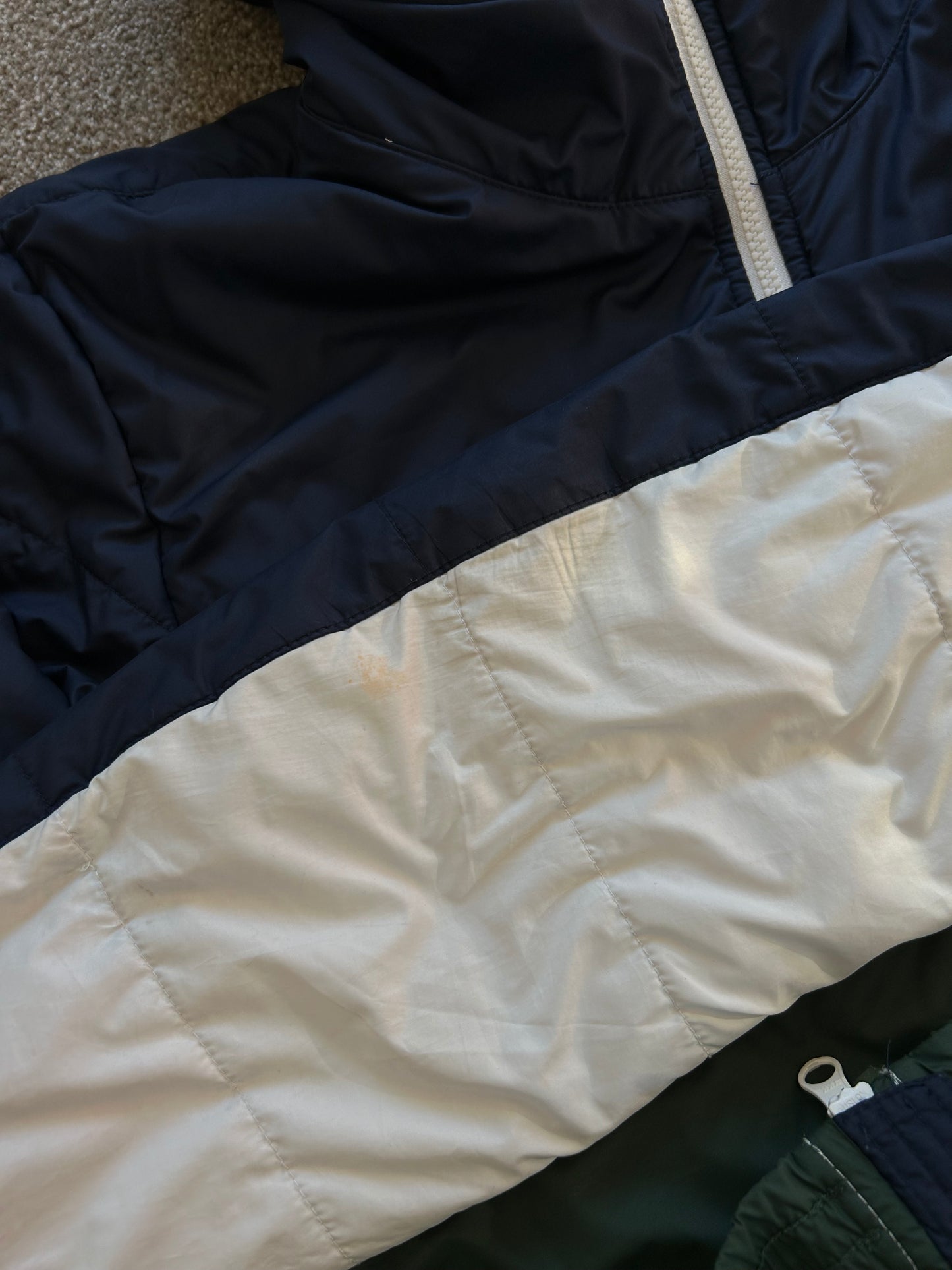 Nike Sportswear Zipper Woven Jacket Silver Green Silvergreen Large