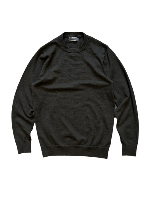 Skyland ZQrx Merino Crew Black Barkers Sweater Medium