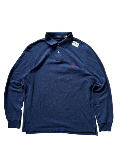 Ralph Lauren RL Longsleeve Polo Navy Blue Medium