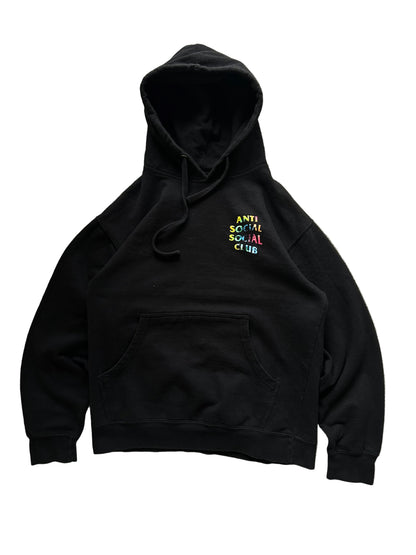 Anti Social Social Club "Thai Dye" hoodie, Black Medium