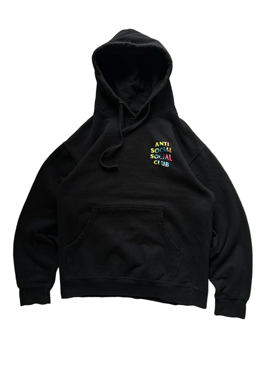 Anti Social Social Club "Thai Dye" hoodie, Black Medium