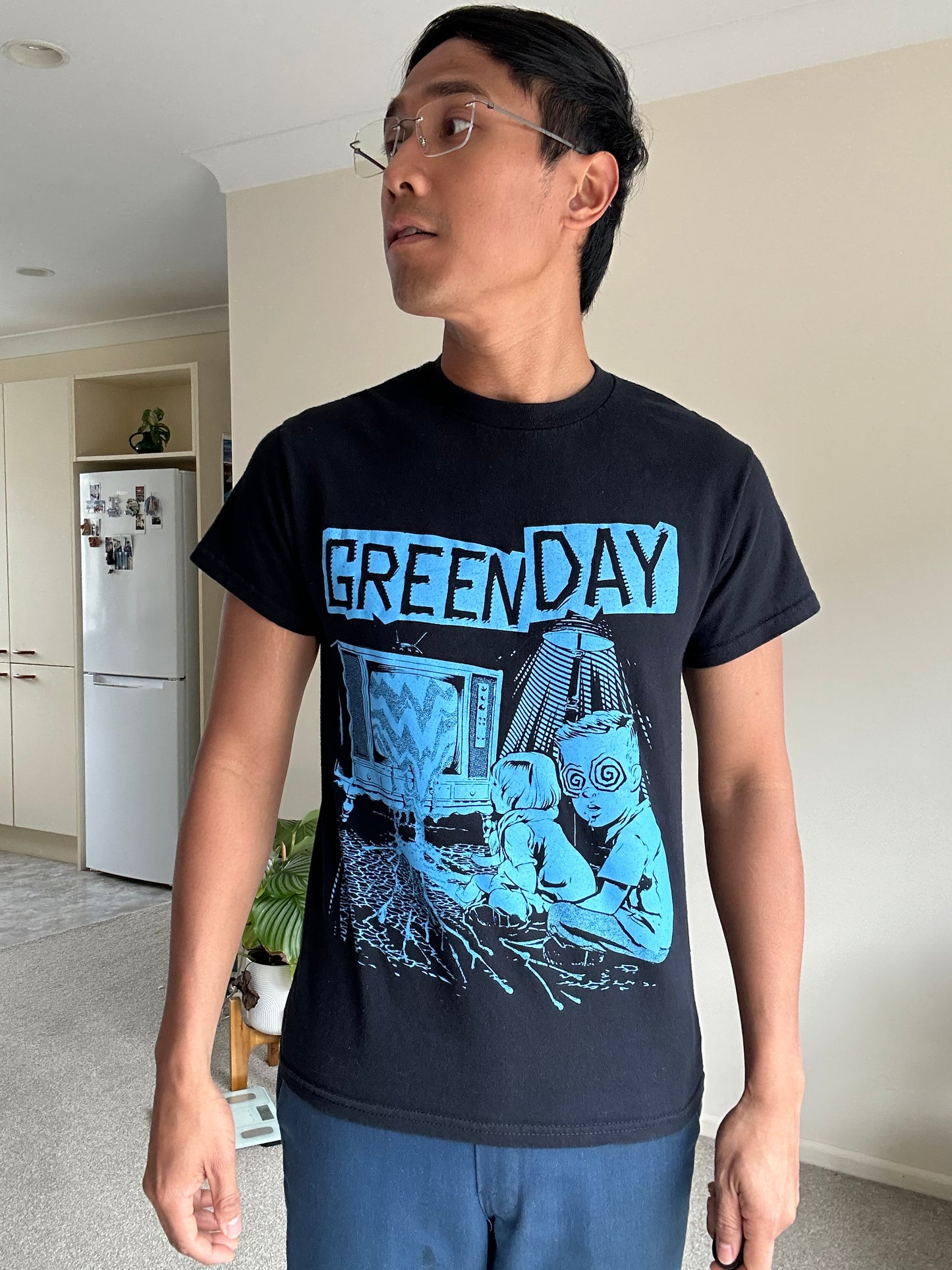 Green Day Wasteland T-shirt Black Small