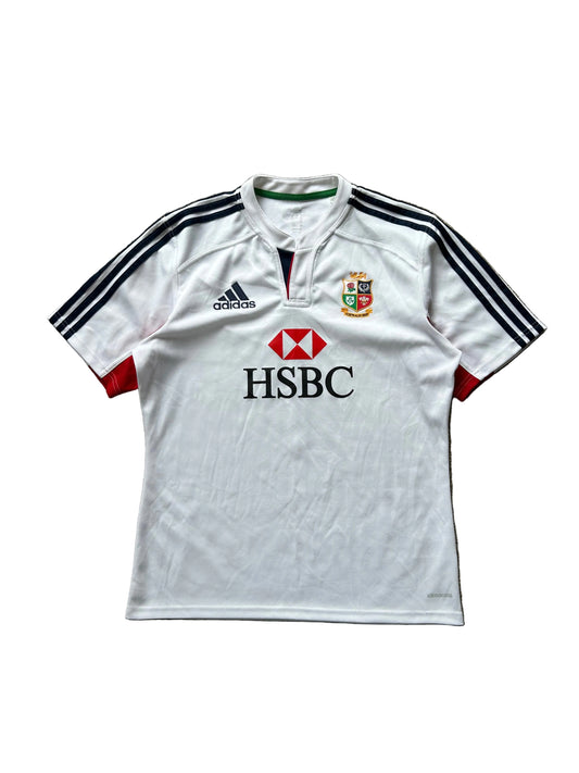 white Adidas British & Irish Lions Rugby Union training shirt from the 2013 Tour to Australia XL