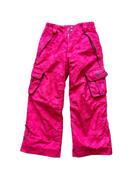 deep pink Paul Frank girls' snow pants size 26