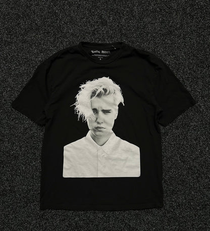 Justin Bieber Purpose Tour Big Logo Black Medium Tee