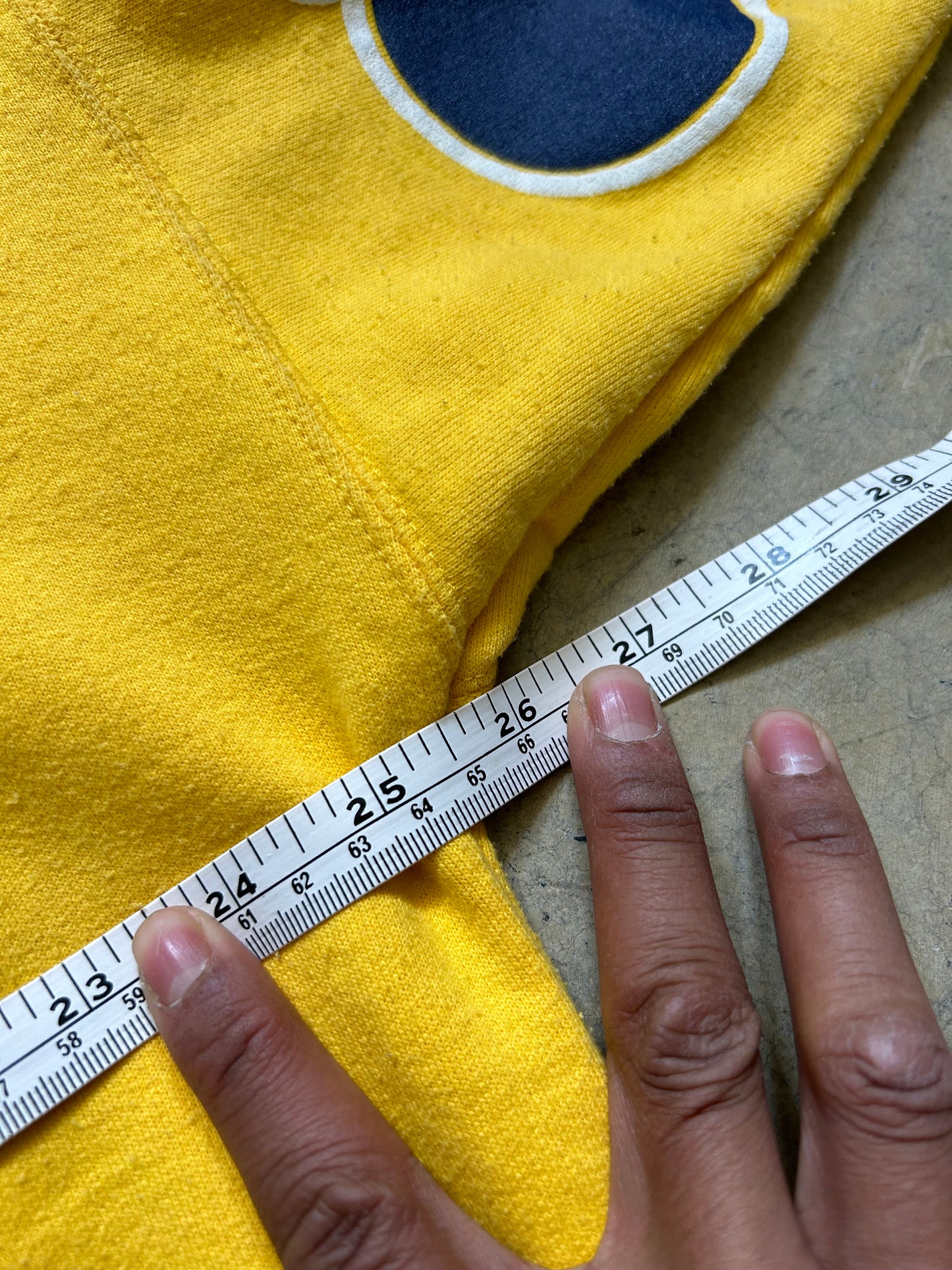 vintage University of Michigan sweatshirt Yellow Large