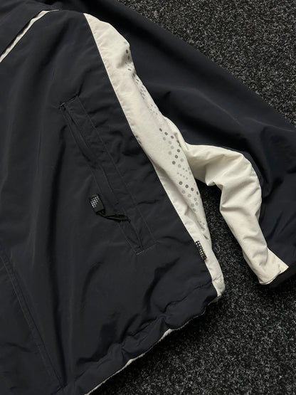 Fleece & Nylon Reversible Jacket Telecom New Zealand Large