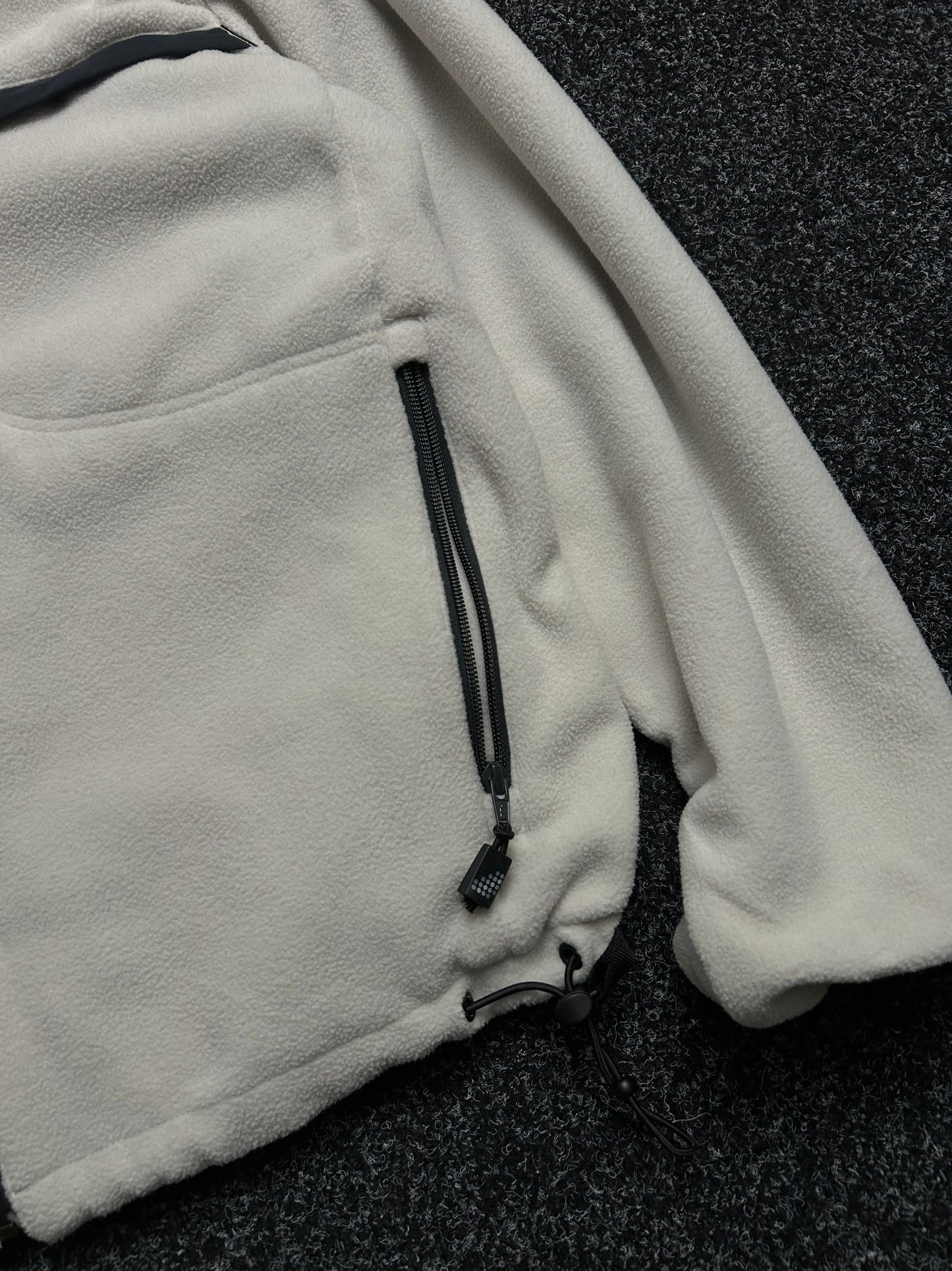 Fleece & Nylon Reversible Jacket Telecom New Zealand Large