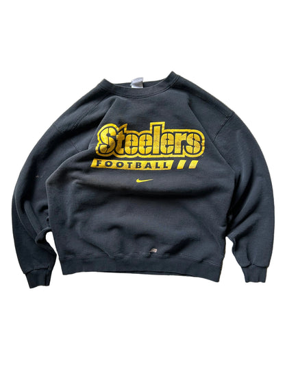 vintage black Nike Pittsburgh Steelers crewneck sweatshirt Black Large